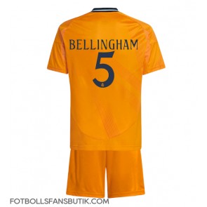 Real Madrid Jude Bellingham #5 Replika Bortatröja Barn 2024-25 Kortärmad (+ Korta byxor)